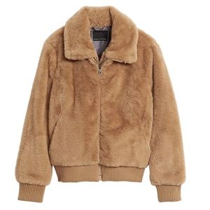 Banana Republic Faux Fur Bomber Jacket SOLD SOLD SOLD